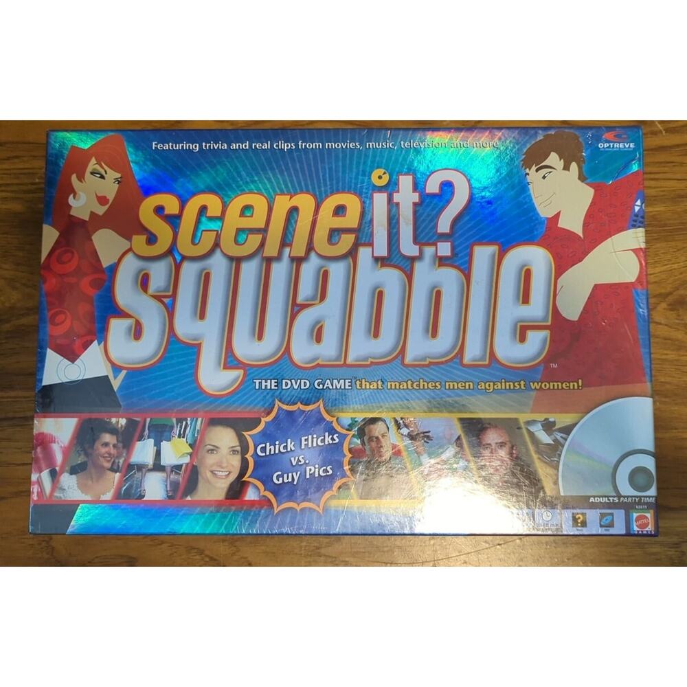 Scene It?‎ - Squabble - DVD Trivia Game- NEW/SEALED